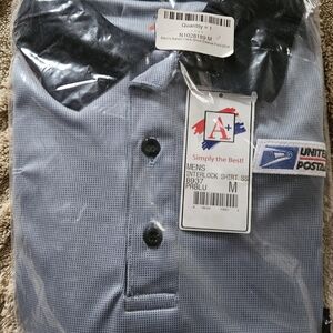 Men's Retail Postal Clerk Short Sleeve 100% Polyester Polo Shirt.